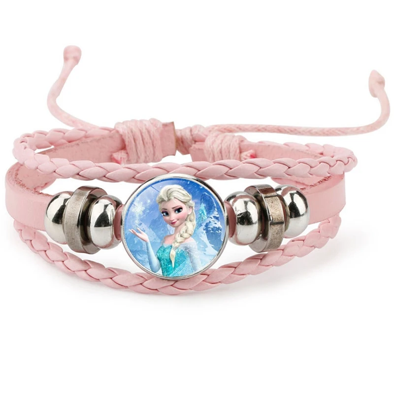 Детский Браслет принцессы из мультфильма «Холодное сердце», прекрасный браслет на запястье, подарок для девочки, аксессуары для одежды, детский браслет, ювелирные изделия для макияжа, Новинка