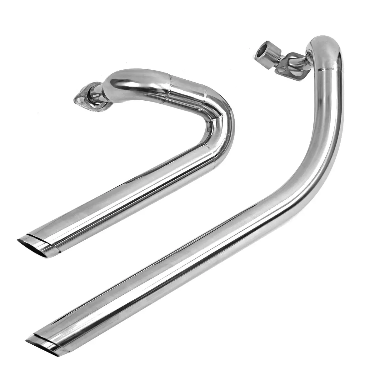 

1x Motorcycle Muffler Exhaust Pipe System Pipe Drag Pipes Kit Silencers For Yamaha Drag Star V-star XVS650 XVS400 Exhausts Pipes