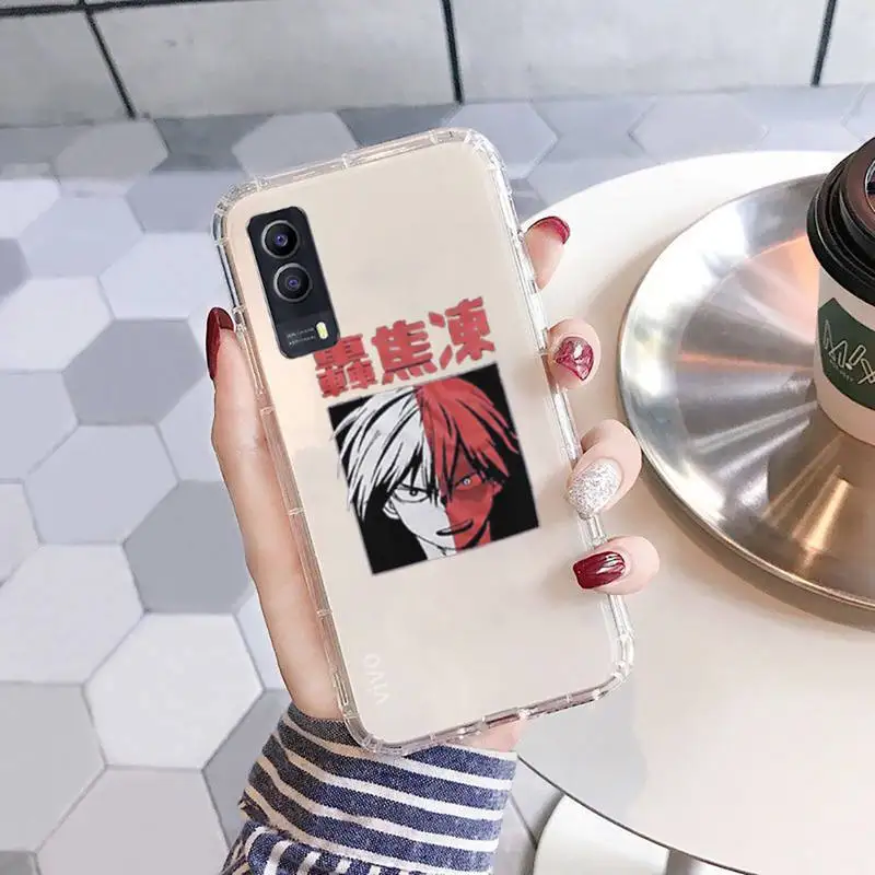 

My hero academia japanese anime Phone Case Transparent For vivo iqoo 93 9 97 7 3 6 5 1 11 81 85 73 75 71 v y z s x pro