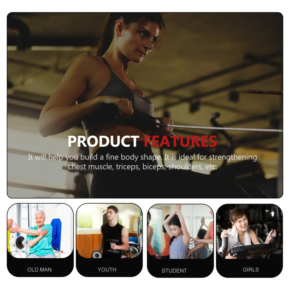 

1Pc Muscle Pulling Rod Back Arm Muscle Training Rod Down Bar Fitness Rod