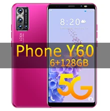New Global Version Cellphone Y60 5.8 Inch Android 10.0  Unlocked Phone 8GB RAM + 128GB ROM MobilePhone Celulares Smartphone (2)