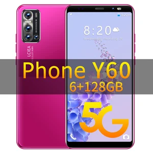 new global version cellphone y60 5 8 inch android 10 0 unlocked phone 8gb ram 128gb rom mobilephone celulares smartphone free global shipping
