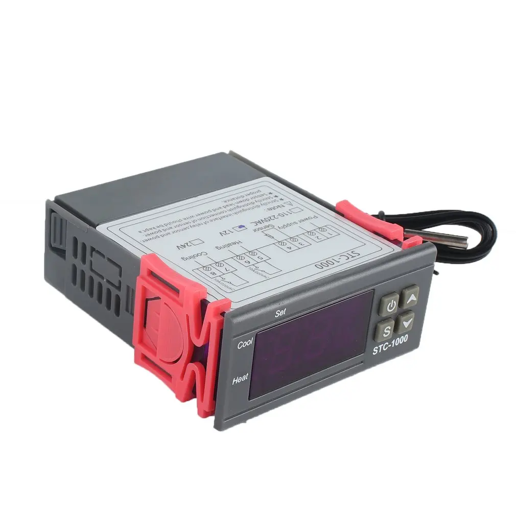 STC-1000 Профессиональный цифровой универсальный регулятор температуры Термостат