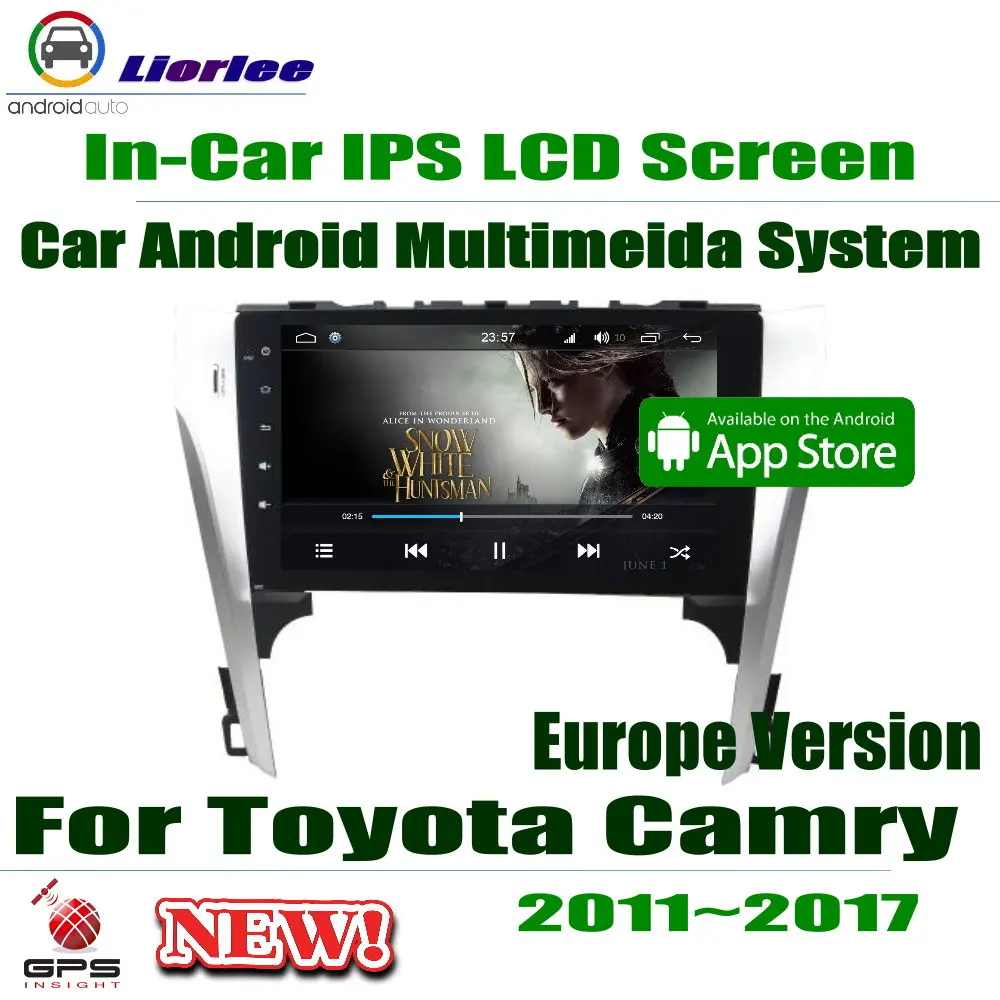 Автомобильный Android плеер для Toyota Camry Aurion 2011-2017 Европейская версия 10 1 дюйма IPS
