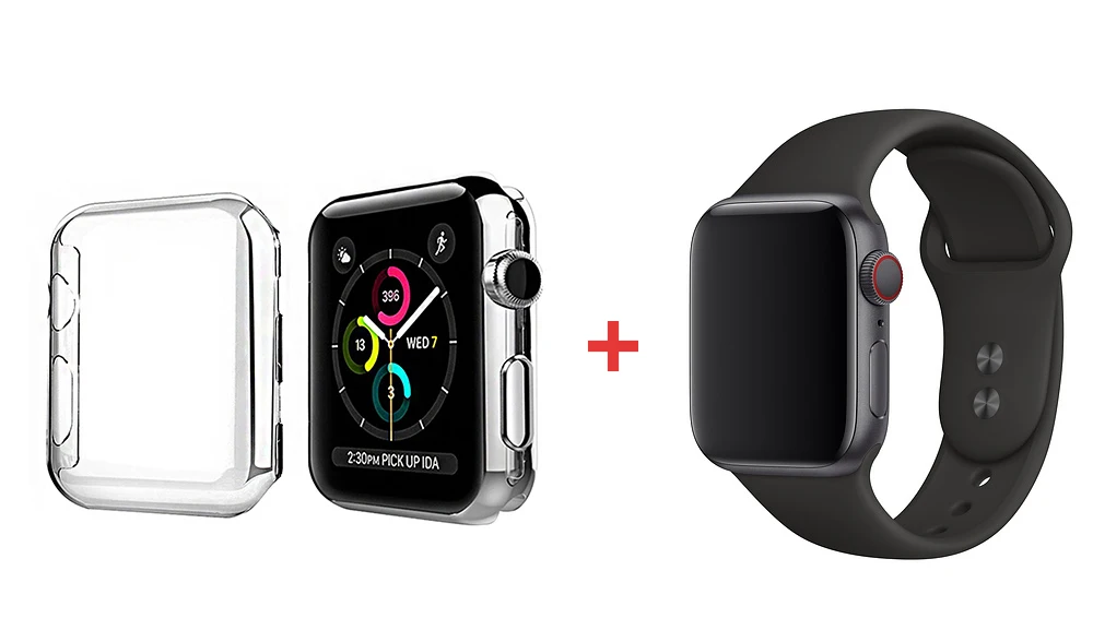Мягкий силиконовый сменный спортивный ремешок для 38 мм Apple Watch Series1 2 3 4 5 42 мм наручный браслет ремешок для iWatch Sports Edition