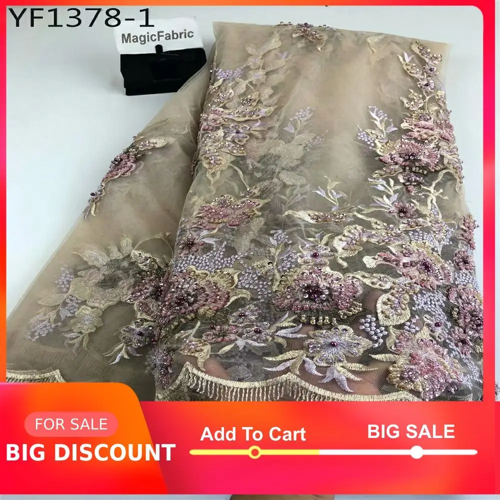 Новейшая Высококачественная темно зеленая высококачественная ткань с цветами и