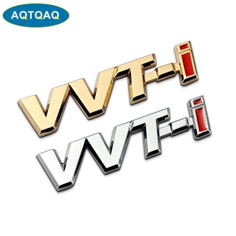 

1Pcs 3D Metal VVT-I Car Side Fender Rear Trunk Emblem Badge Sticker Decals suit for Universal car,car decoration stickers