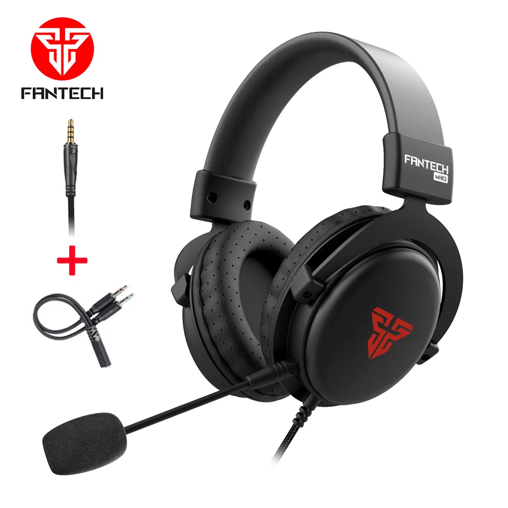 FANTECH MH82 профессиональные игровые наушники бас стерео Шум со снижением уровня