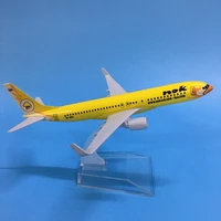free shipping 16cm yellowe nokair flying birds metal alloy model plane aircraft model toys airplane birthday gift kids toys