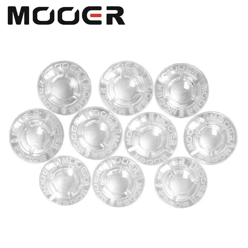 10pcs Mooer SHROOMS Footswitch Toppers Candy Plastic Bumpers Electric Guitar Effects Pedal Protector