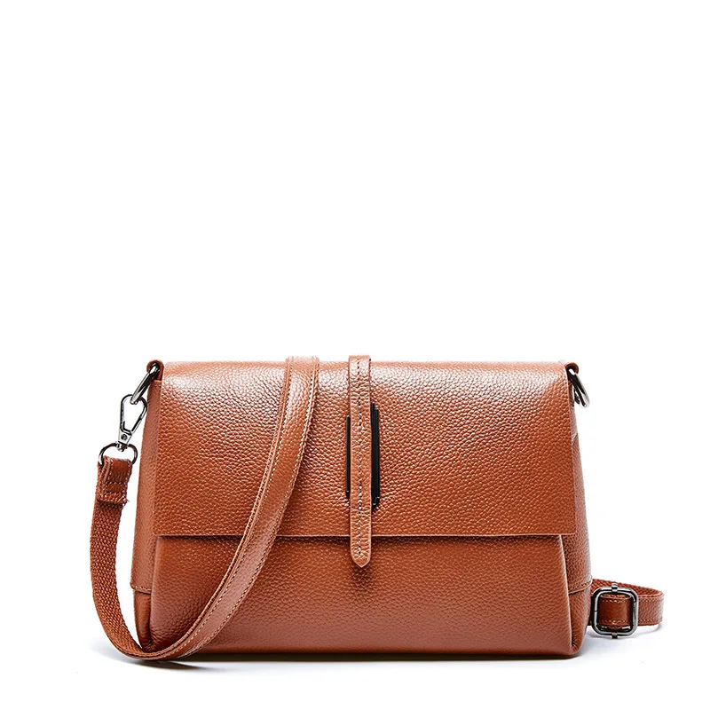 

Fashion Retro Head Leather 2019 New Leather Small Square Pack Single Women's Shoulder Bag lykj-yxy
