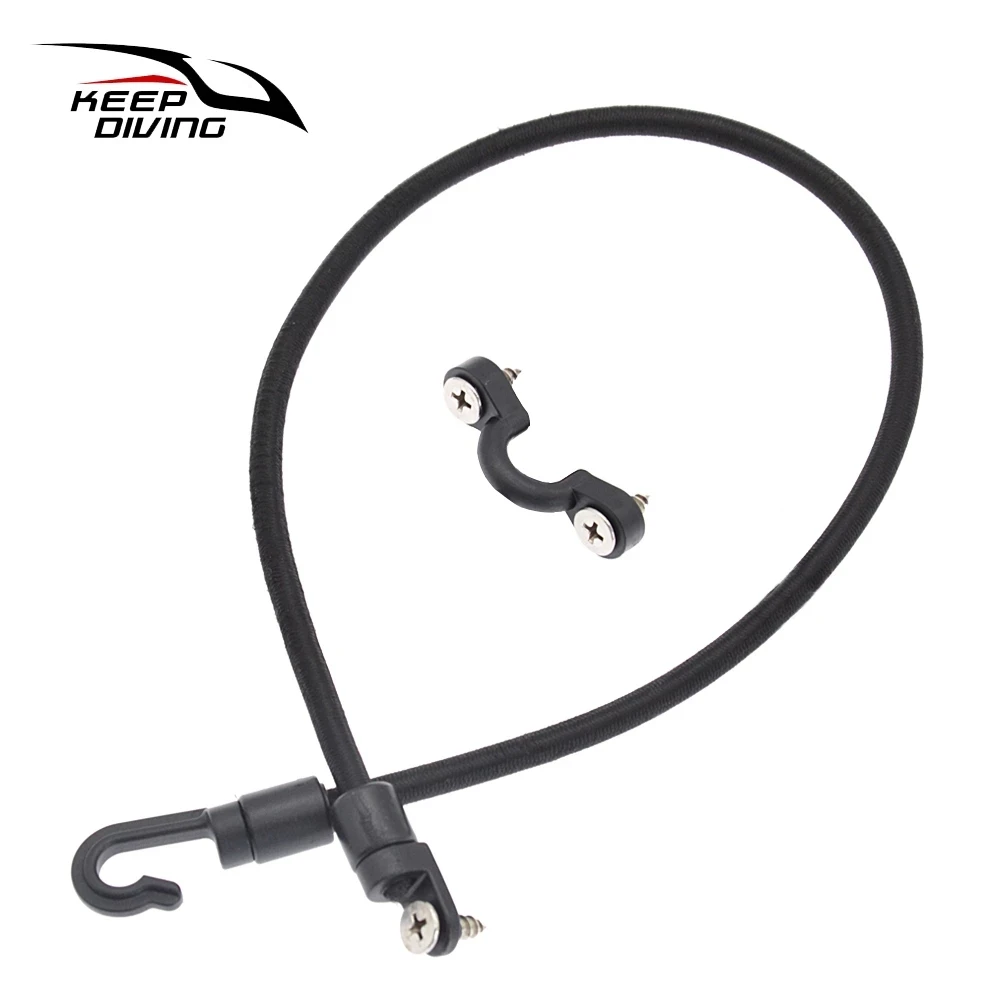 

46CM Fishing Rod Fixed Rope Suit Stretch Elastic Bungee Cord Hooks Kayak Accessories Canoe Fishing Rod Safety Rope