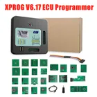 Программатор ЭБУ Xprog 6,17 XPLEDB V6.17 добавляет 4 адаптера, чем инструмент для чип XPROG V5.84