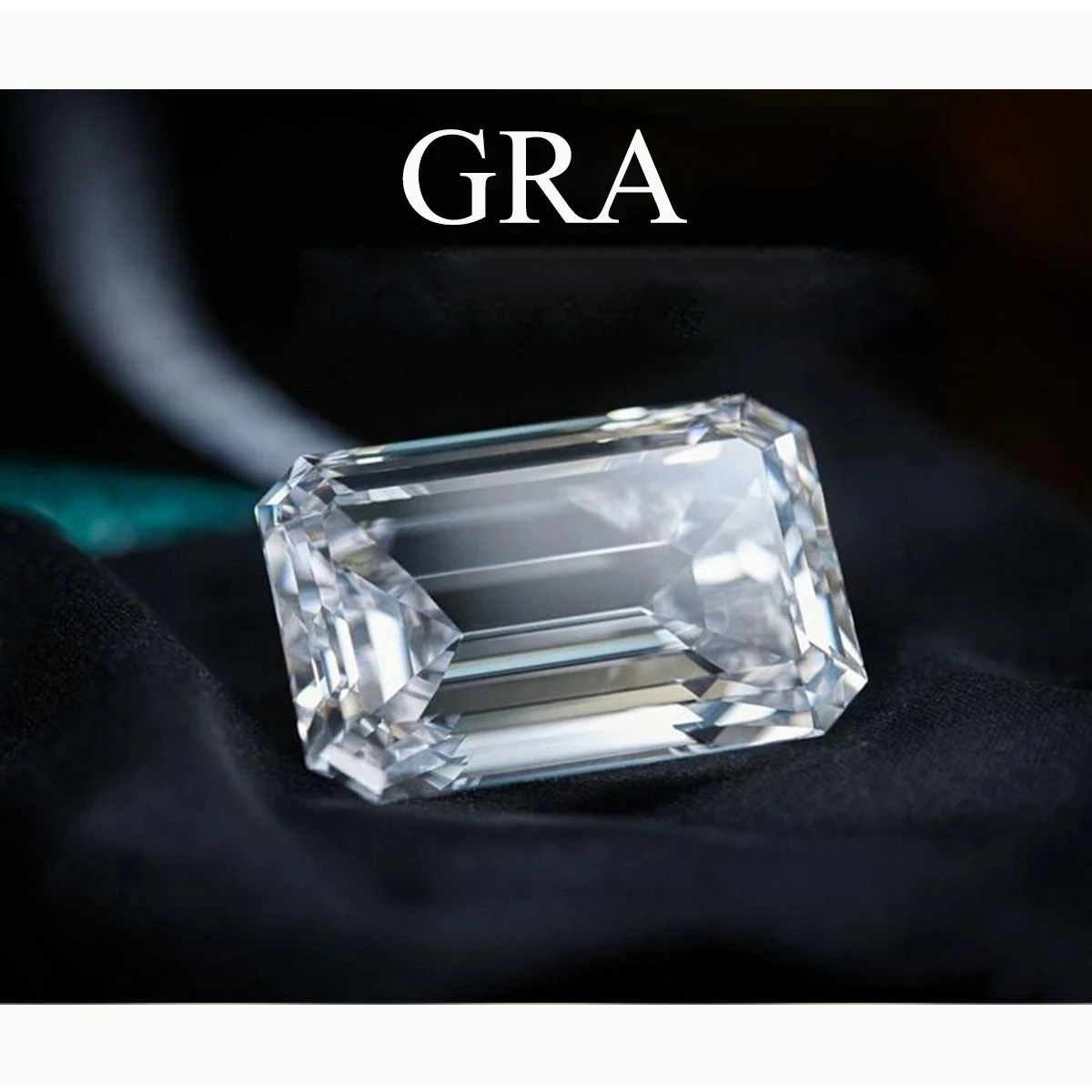 Szjinao Цветные камни россыпью камень Муассанит 0.2ct для 10ct изумруд огранки D Цвет VVS1
