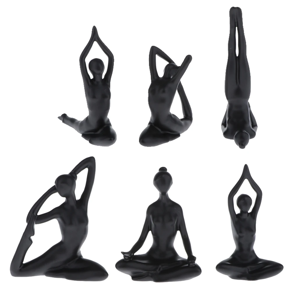 

Yoga Girl Decoration Ornament Tabletop Ceramic Dressing Table Decoration Ornament Accessories