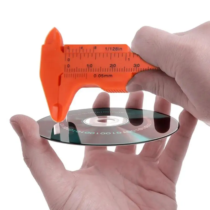 1 шт. 0-80 мм двойной масштаб пластиковый штангенциркуль Студенческая