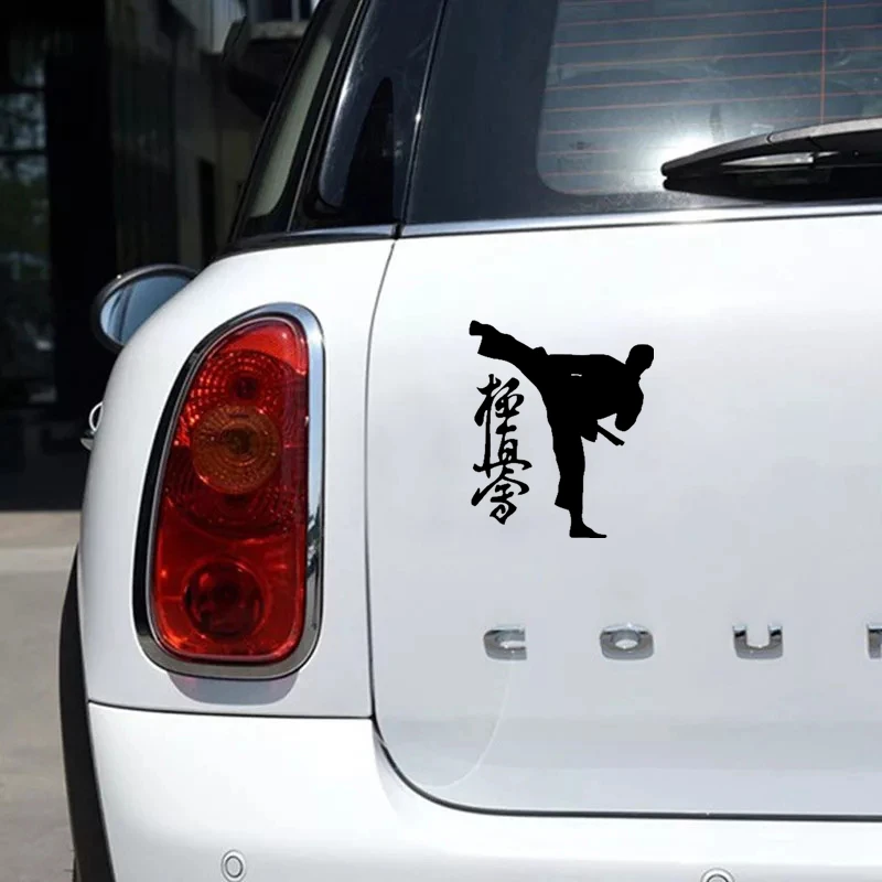 CS-1521#15*17 7см наклейки на авто Карате с иероглифом машину наклейка для автонаклейка