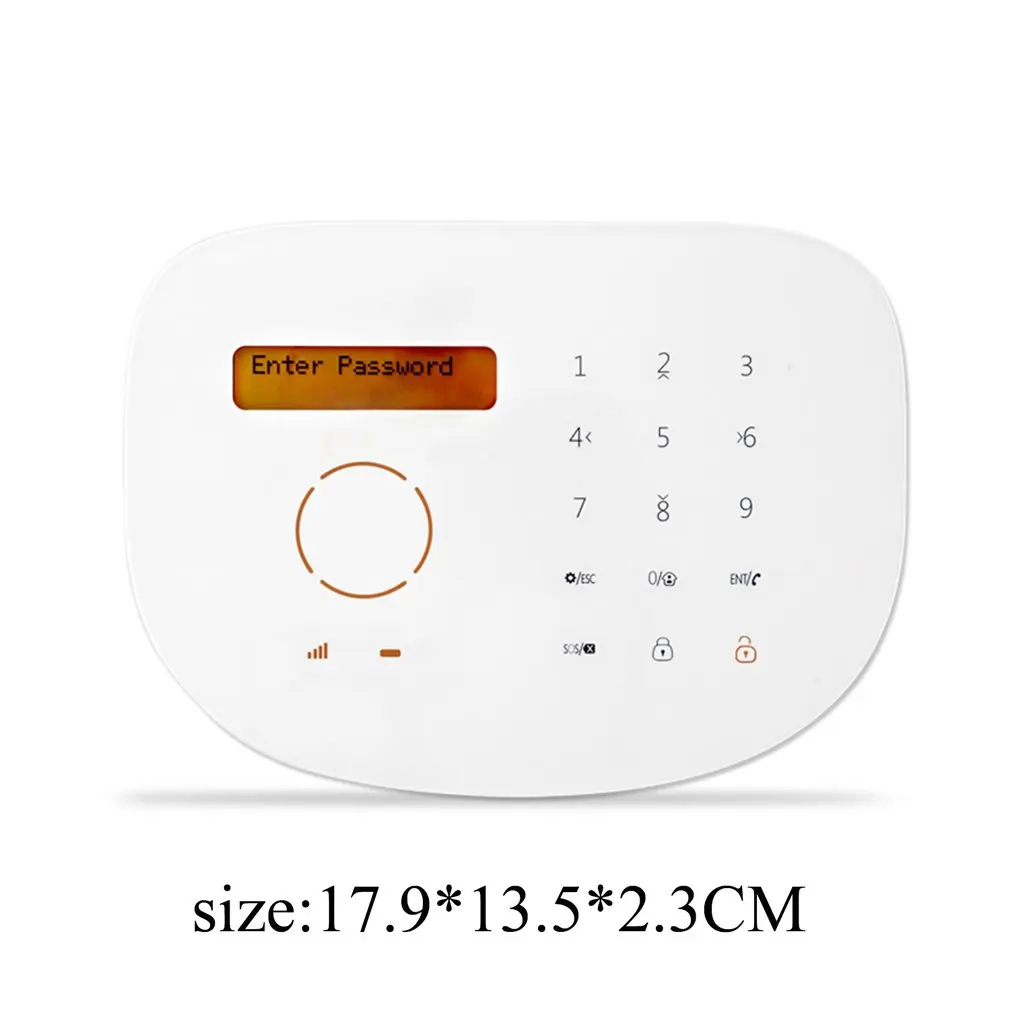 

433/868MHz Touchpad Wireless GSM Alarm System App Control Home Burglar Alarm Kit Support ip Camera Android/IOS APP Control