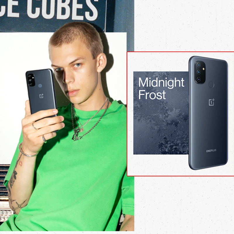 Смартфон глобальная версия Oneplus Nord N100 Snapdragon 460 5000 мАч Android 10 тройная камера 13 МП 90