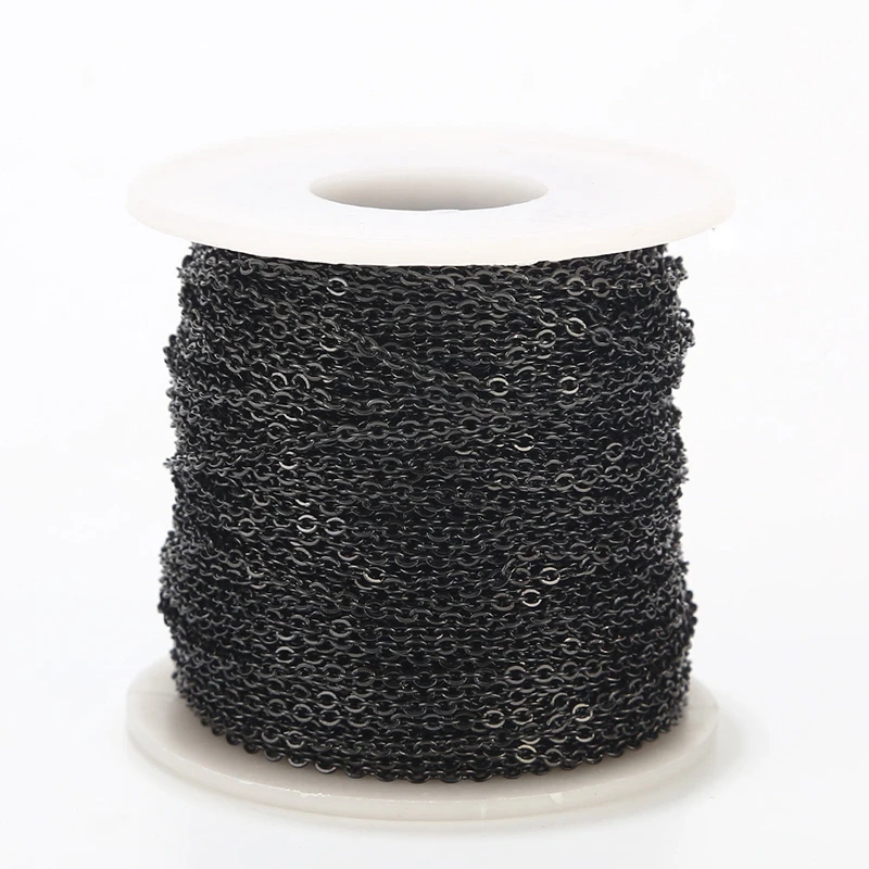 Цепочка из нержавеющей стали для изготовления украшений сделай сам 2 м 1 мм 5