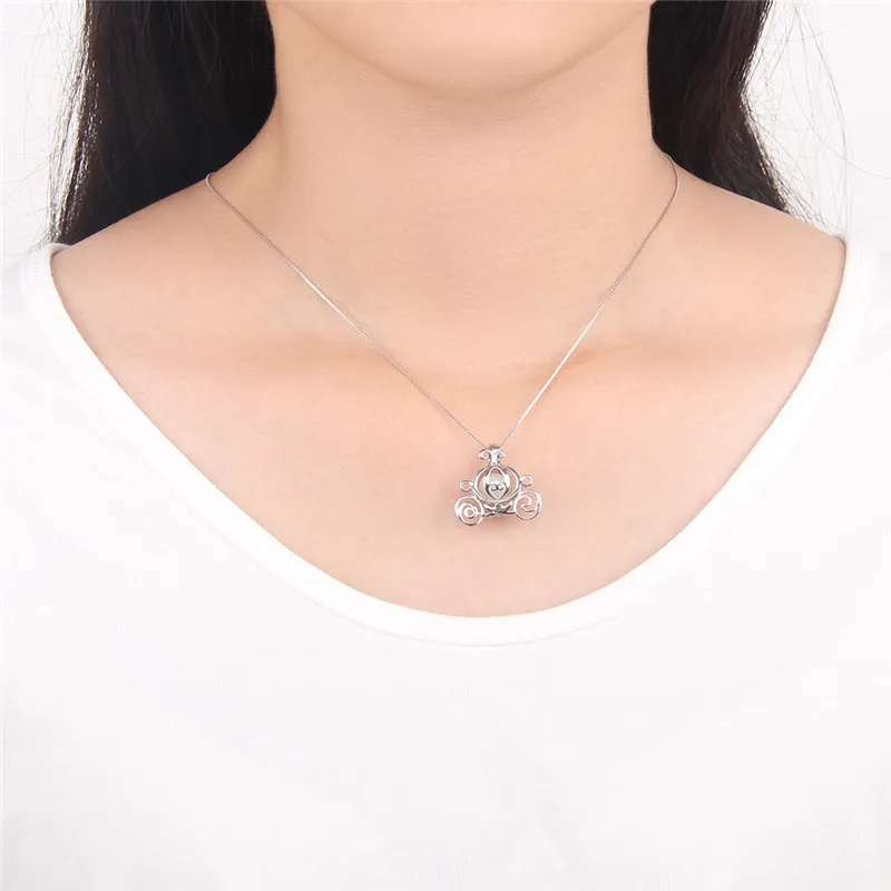 Кулон CLUCI из стерлингового серебра 925 пробы в форме каретки кулон для