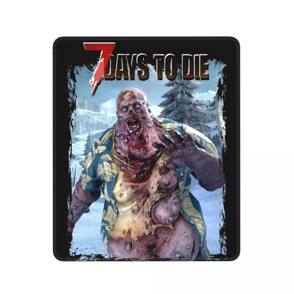 

7 дней в Ужасы выживания милый коврик для мыши для видеоигр нескользящий коврик для мыши резиновый геймерский компьютерный коврик для ноутб...