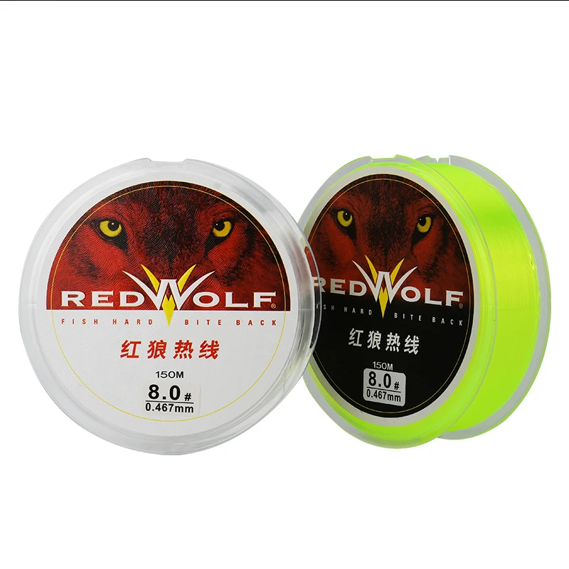 

Redwolf HOT Nylon Fishing Line 150M 300M 500M Super Strong Wear-resistant Monofilament Line Material Fishline for Carp Tackles