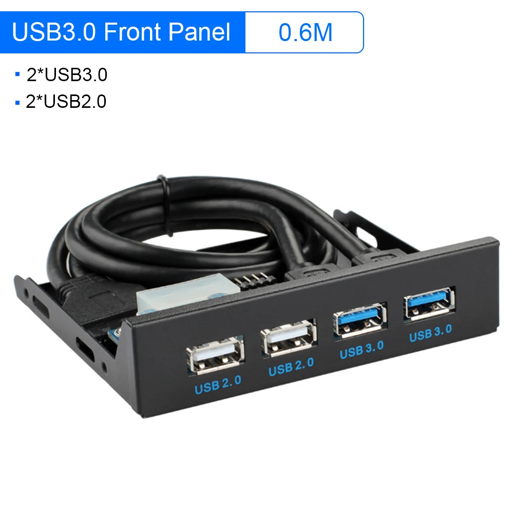 USB3.0 расширитель концентратора USB 3 0 спереди Панель кабель адаптер кронштейн для