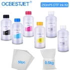 Набор чернил 250 мл * 6 DTF, пленка, Переводные чернила, прямая переводная пленка, печать, термоплавкий порошок ПЭТ, пленочная печать и передача для Epson