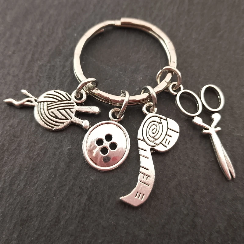 Новинка модные ювелирные украшения брелок для ключей ручной работы с серебряным