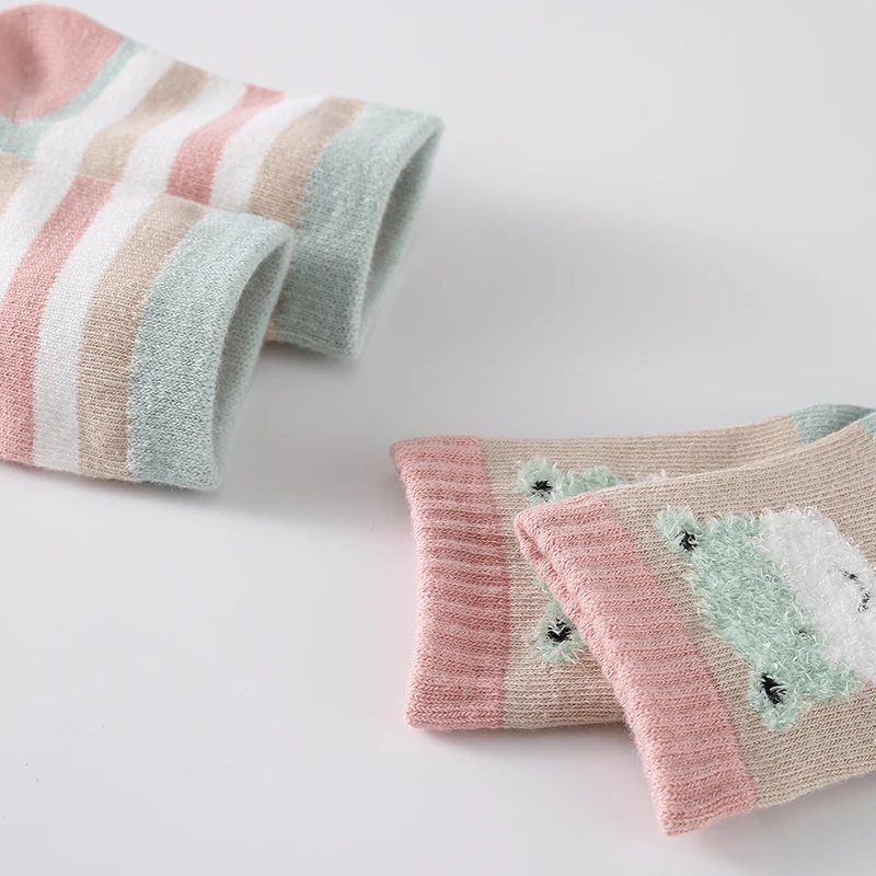 5Pairs/lot Baby Socks Breathable Cotton Children Animal socks for Girls Boys Cute Autumn And Winter Toddler | Детская одежда и