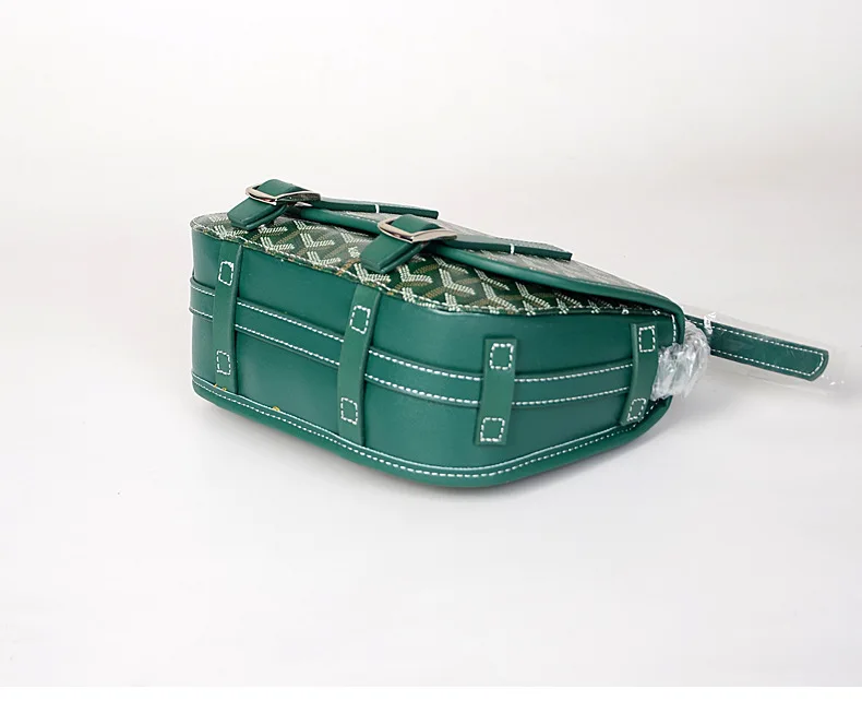 

2021 Women Spring and summer new satchels Dog tooth post bag shoulder messenger bag female fashion trend saddle bag