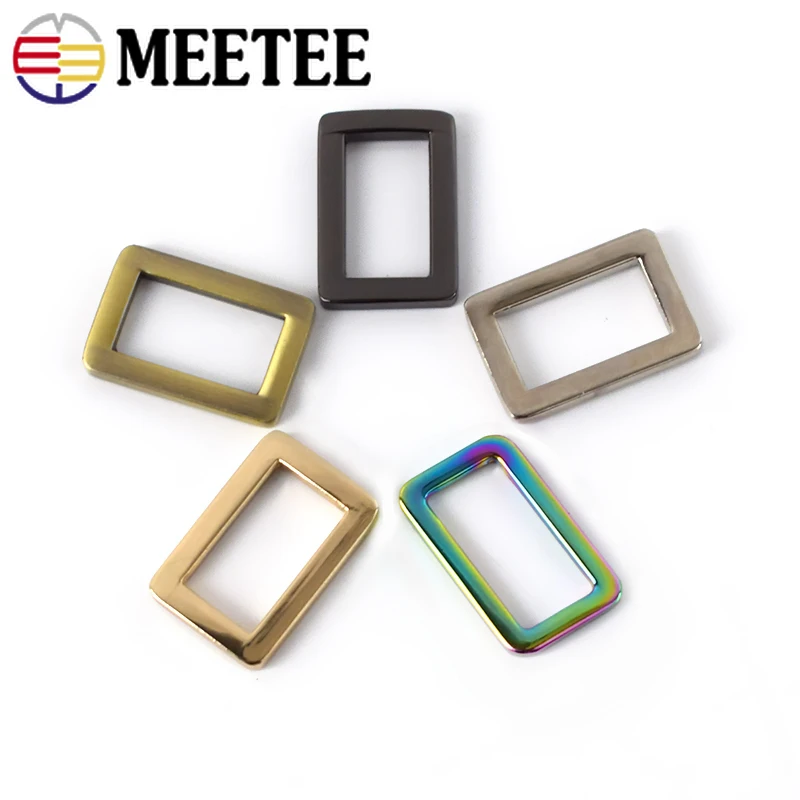 Металлические застежки для сумок Meetee 5/10 шт. регулируемые пряжки ремня рюкзака