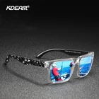 Мужские квадратные солнцезащитные очки поляризационные зеркальные линзы солнцезащитные очки для рыбалки вождения качественные Винтовые Металлические шарнирные очки с бесплатной коробкой