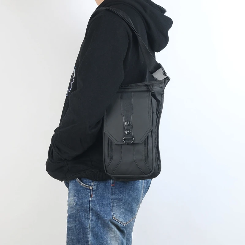 

Men Fanny Waist Pack Oxford Waterproof Leg Shoulder Bags Travel Motorcycle Chest Pouch Bum Hip Belt Purse