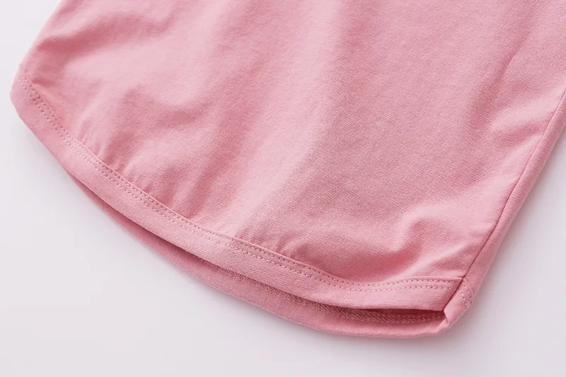 Детская рубашка для девочек летние детские футболки карамельных цветов с