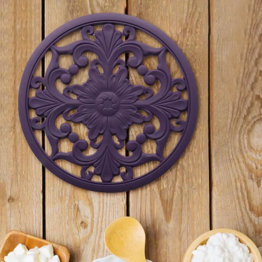 3 шт. термостойкие силиконовые коврики с цветами | Дом и сад