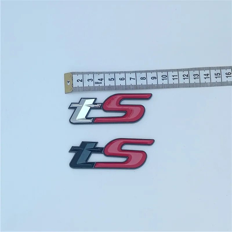 Значок-эмблема 3D TS отличный гладкий глянцевый значок аксессуары для стайлинга