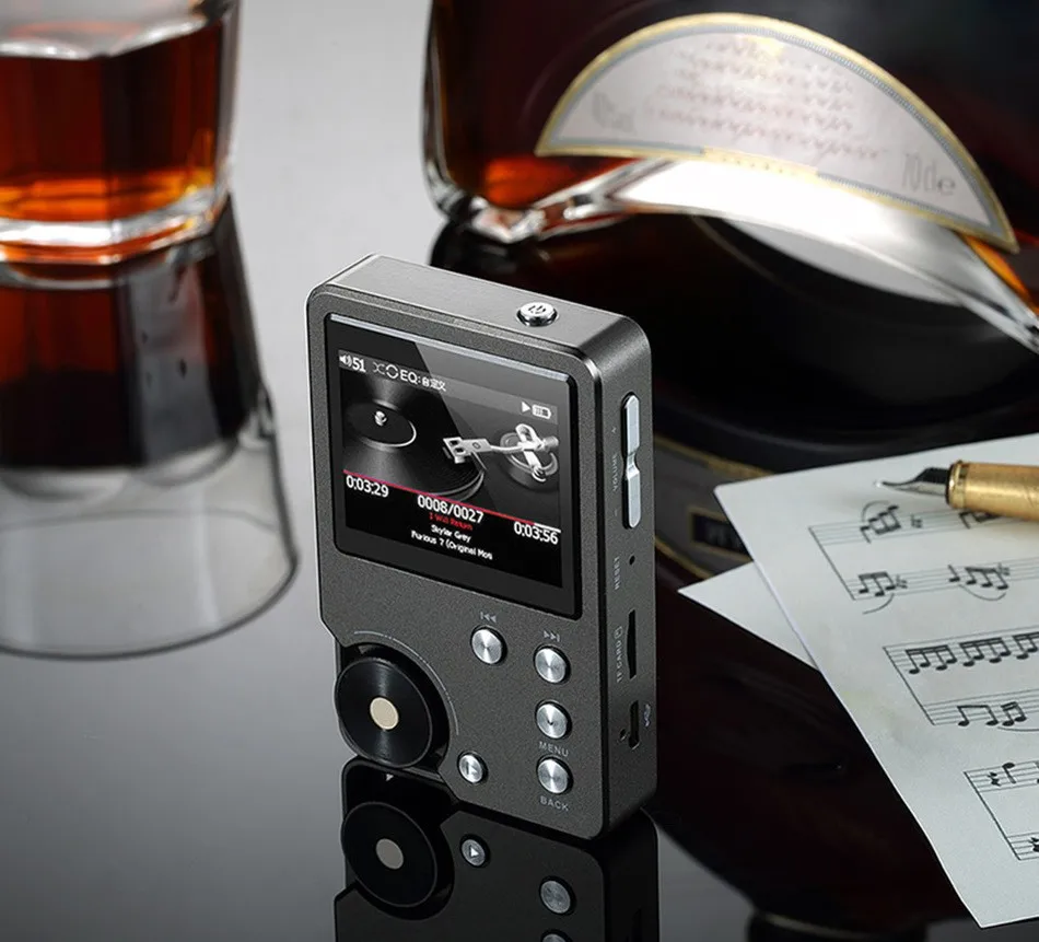 Оригинальный Цифровой музыкальный плеер Aigo Hi res Hifi Flac портативный mp3 мини без