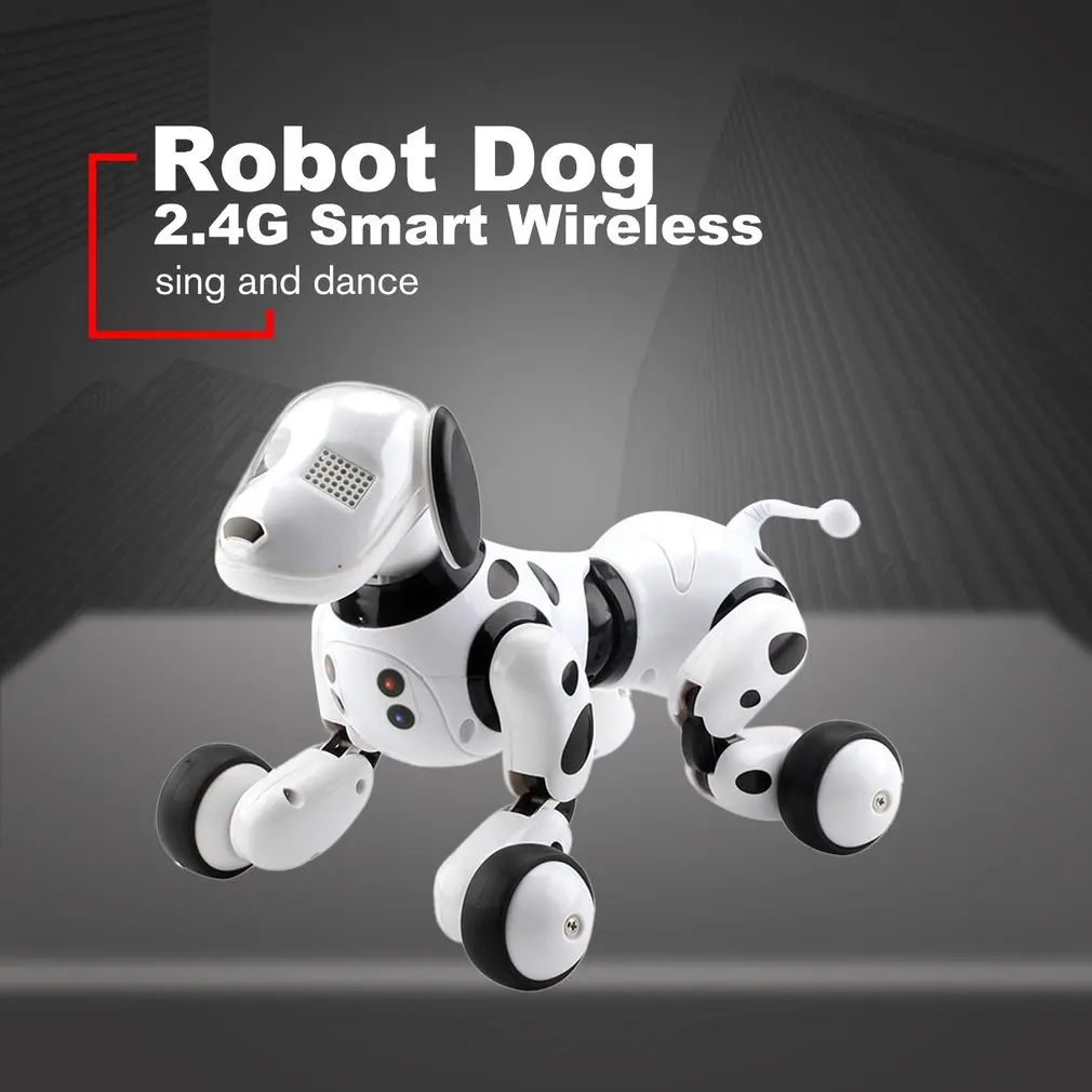 2021 New Remote Control Smart Robot Dog Programable 2.4G Wireless Kids Toy Intelligent Talking Electronic Pet kid Gift | Игрушки и хобби