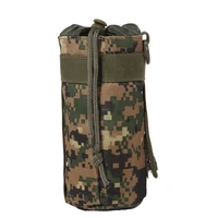 448d molle water bottle pouch portable kettle pocket outdoor hunting camping bag for backpack belt