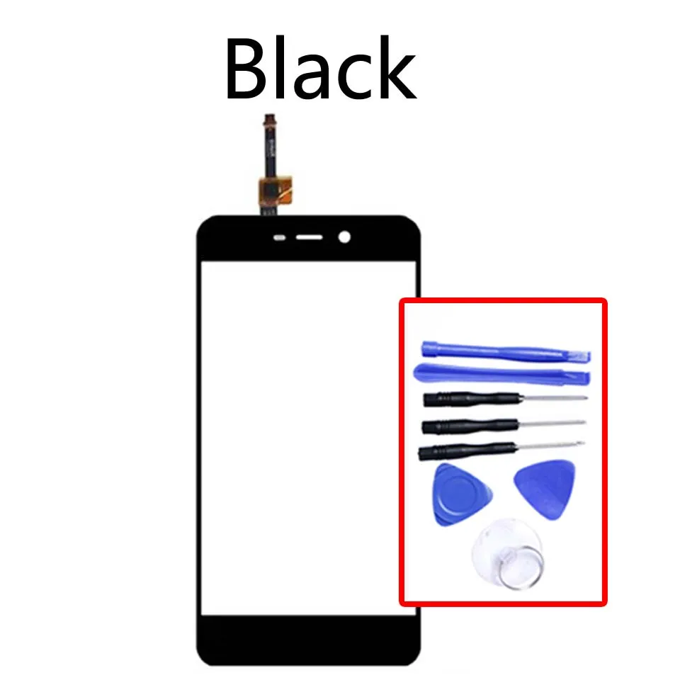 Black-With tool 5," 4A для Xiaomi Redmi 4A Redmi4A Сенсорная панель Сенсорный ЖК-дисплей стеклянная линза Панель сенсорный экран дигитайзер - Цвет: Black-With tool