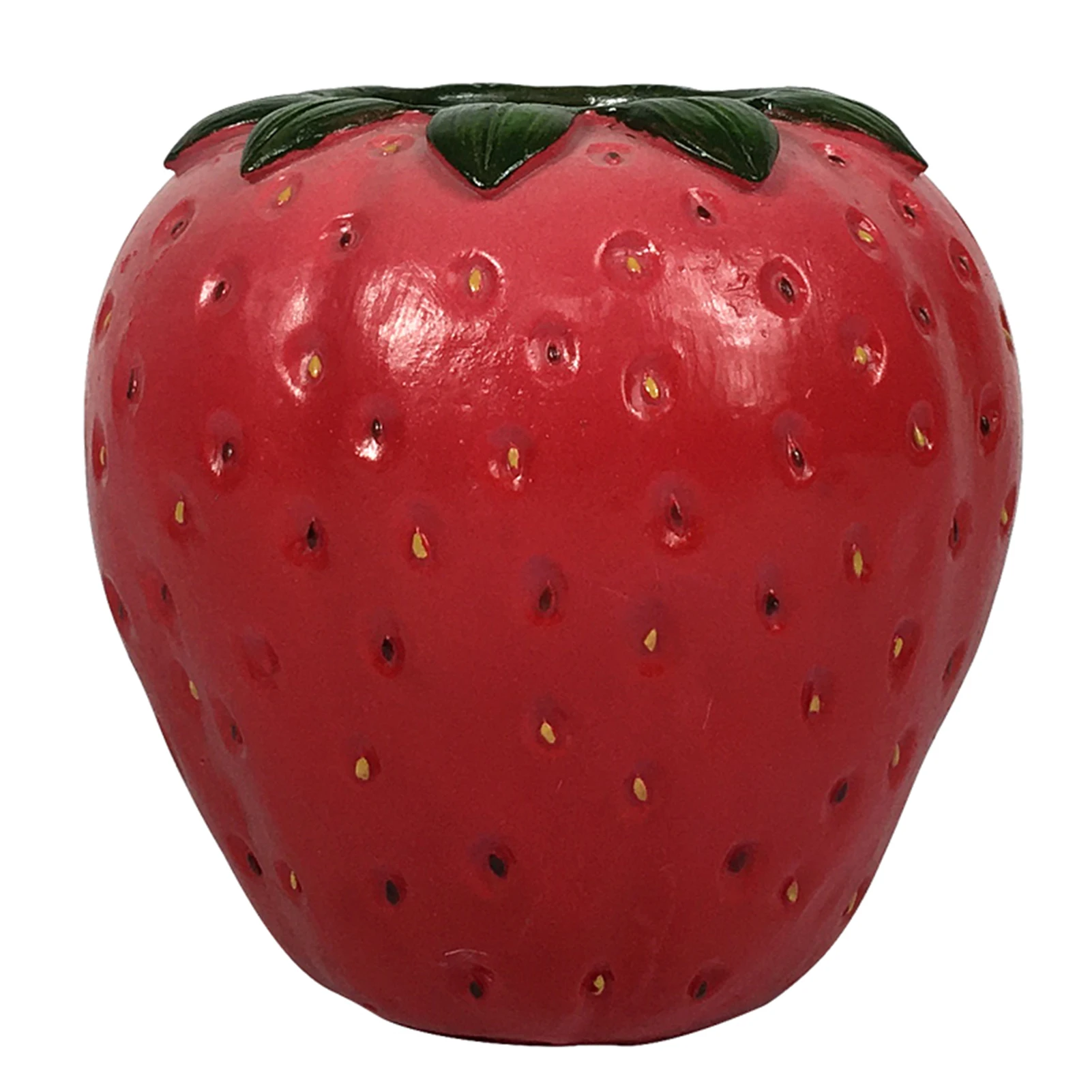 

Hot Strawberry Shape Flower Vase Nordic Style Flower Pot Art Vases Sculpture Desktop Plant Pot For Home Decor Efficiently