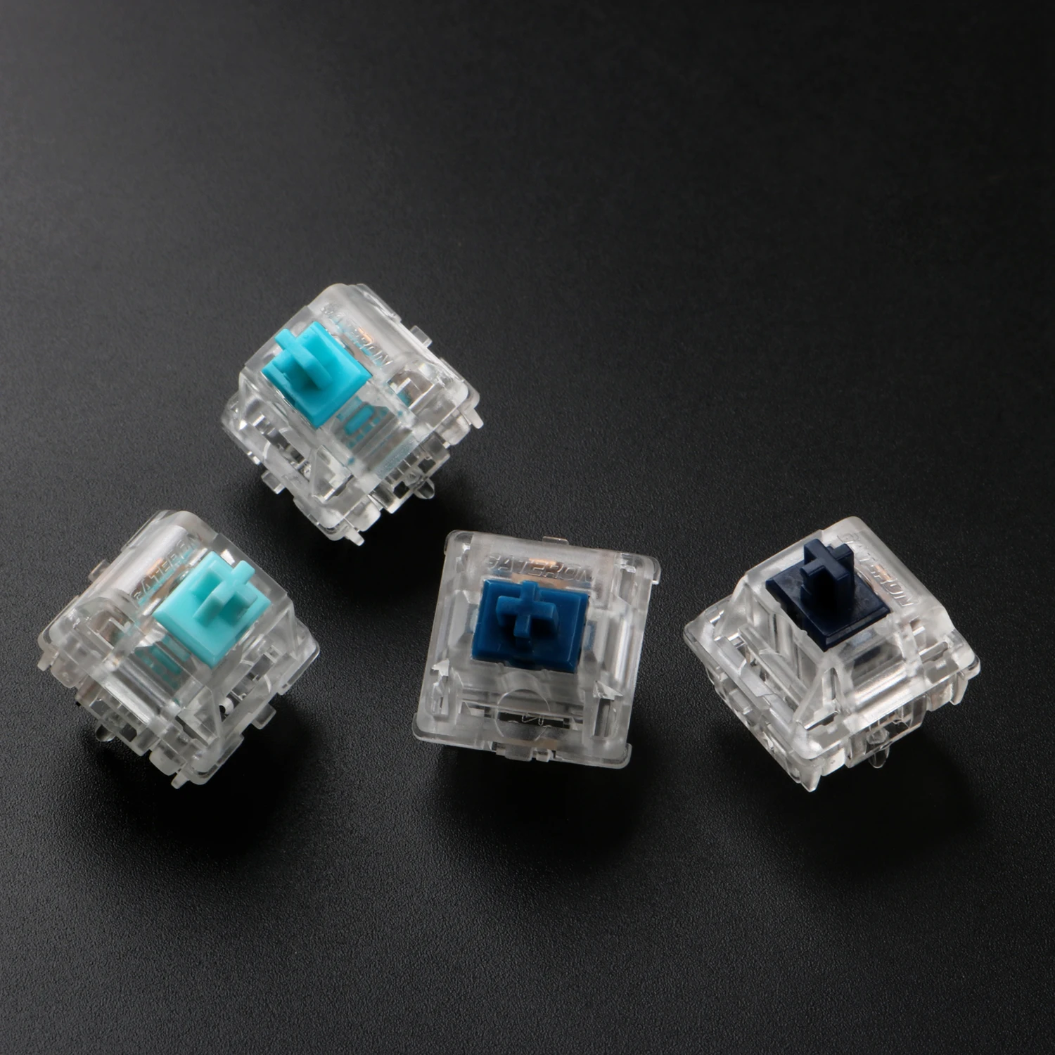 Zealio Настенные переключатели тактильные бесшумный синий переключатель для