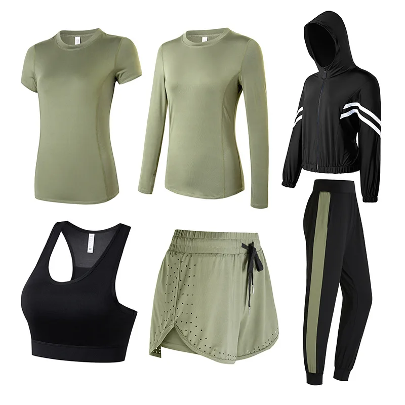 

Yoga clothes women's tops running professional high-end fashion sexy net red winter sports fitness clothes