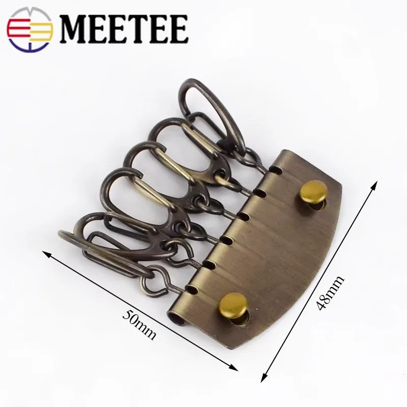 4 шт. 6 крючков металлические кольца держатели для ключей|Пряжки и крючки| |