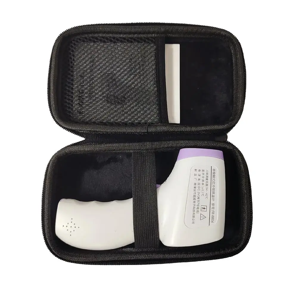 

Thermometer Storage Case Portable EVA Storage Box Infrared Thermometer Package Protective Carrying Bag Box 16.5*9.2*4.3cm