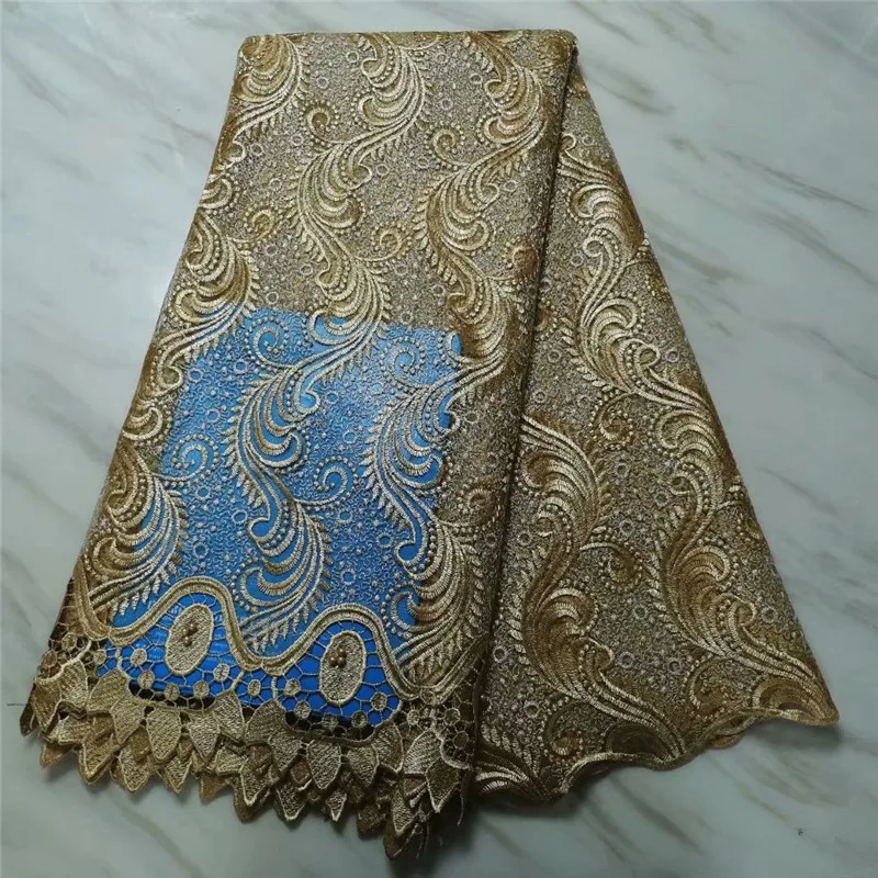 Горячая Распродажа желтая французская швейцарская тюль гипюровая кружевная