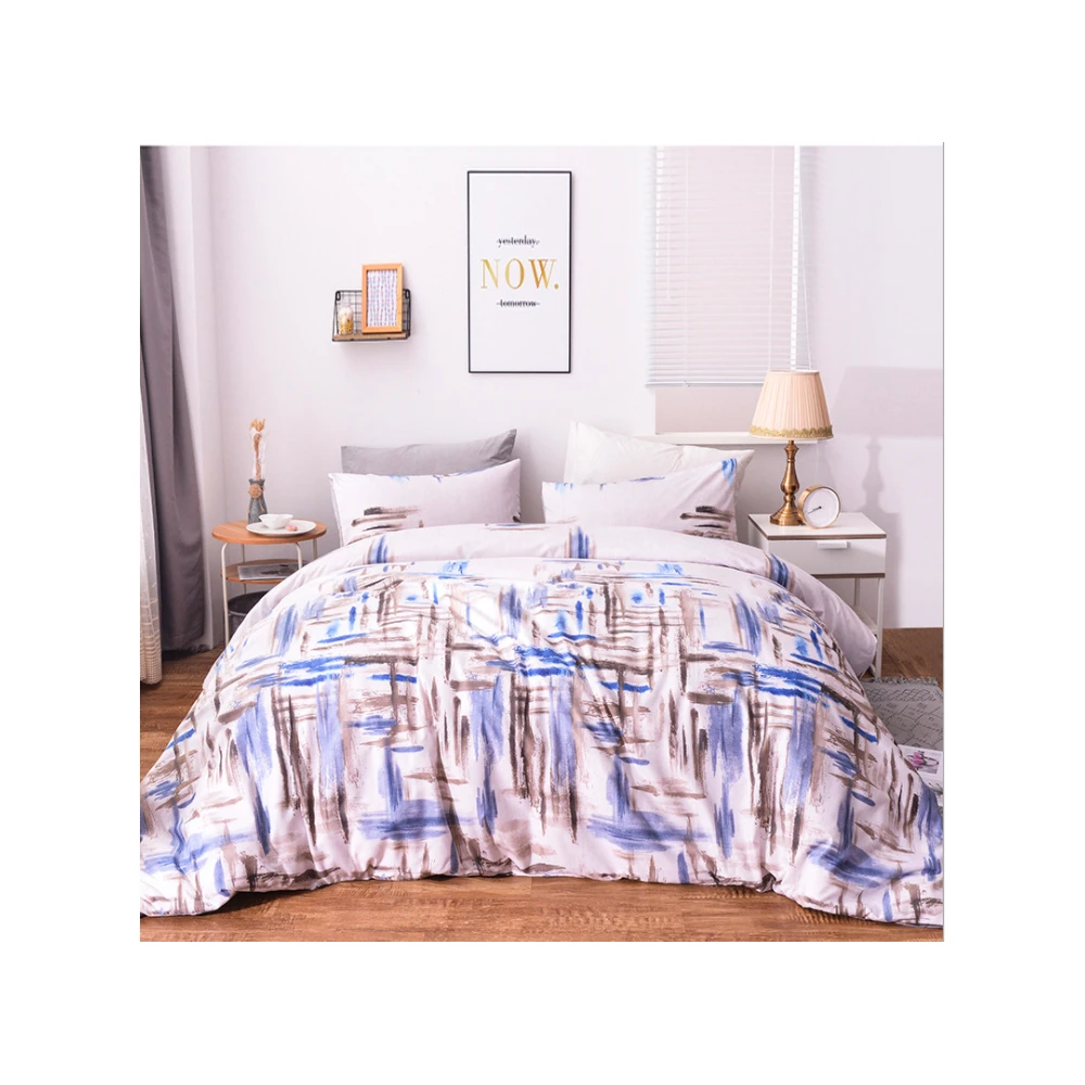 Комплект постельного белья из 2/3 предметов хлопок современный размер