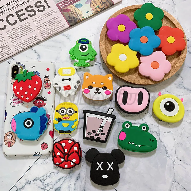 Универсальная расширяющаяся подставка для телефона держатель с милыми